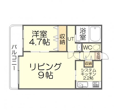 エーデルプラッツ山の手の物件間取画像